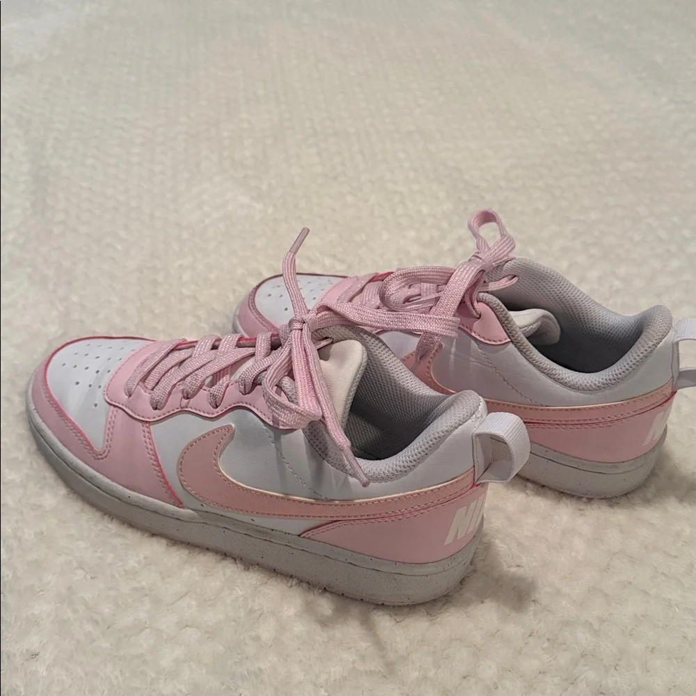 Nike Pink and White Sneakers - 4Y or 6 women’s - Picture 7 of 8
